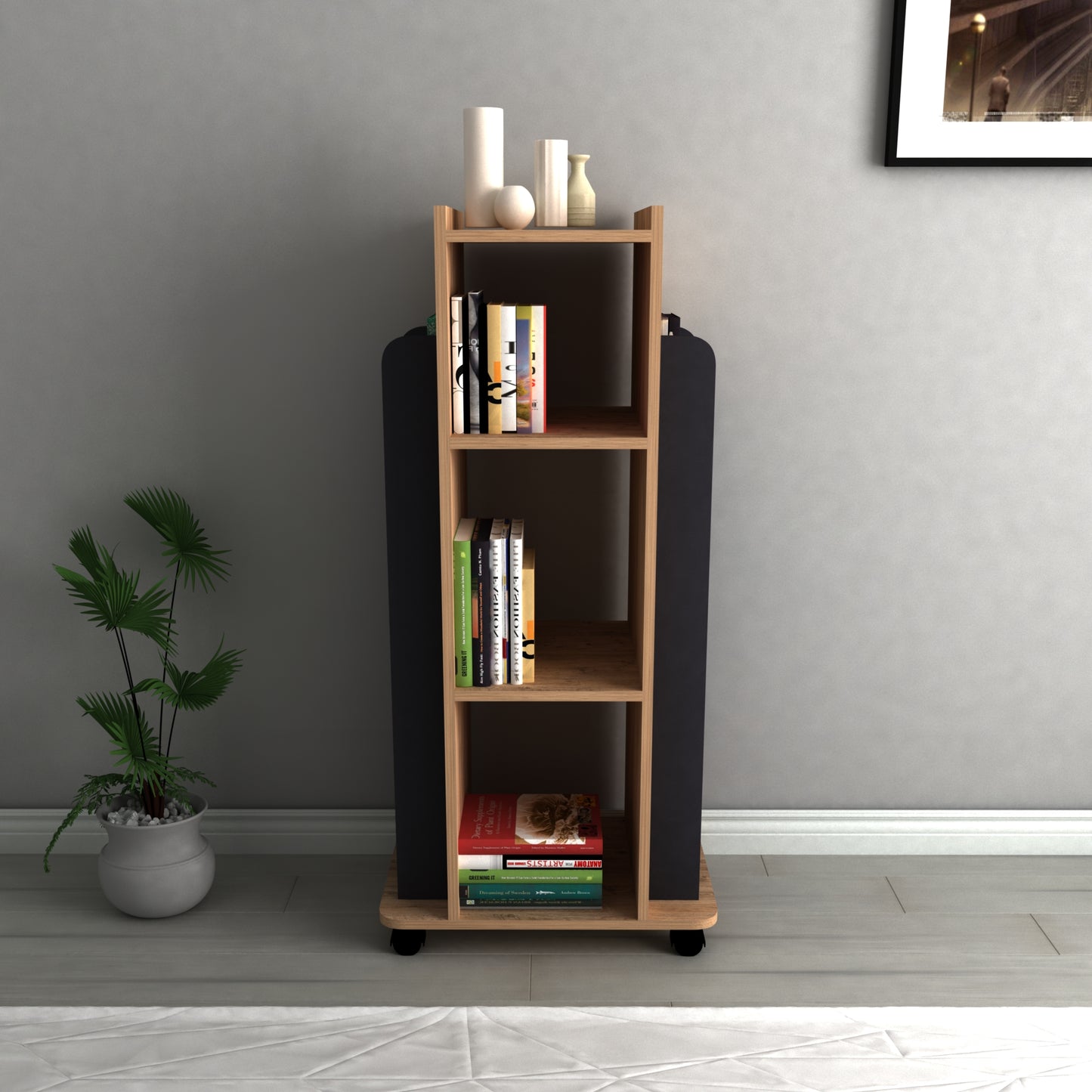 Bookcase, Bookshelf, Floating Bookcase, Floating Bookshelf, Shelving Unit, Shelf, Furniture, Home, Office, Living room, Study room 