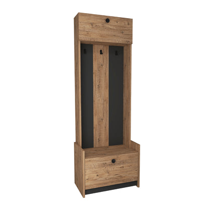 Edessa Hallway Coat Rack with Cabinet