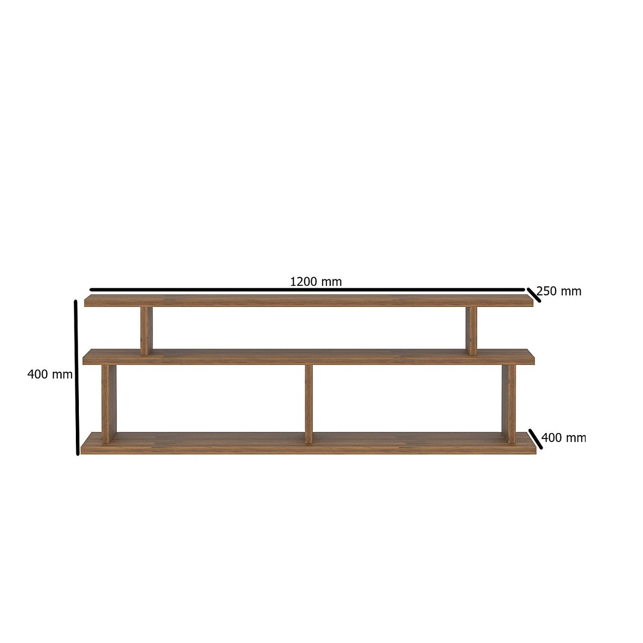 Solid Pine Wood Handmade TV Stand and Media Console for TVs up to 50" Vincent