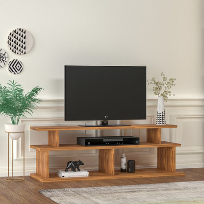 Solid Pine Wood Handmade TV Stand and Media Console for TVs up to 50" Vincent