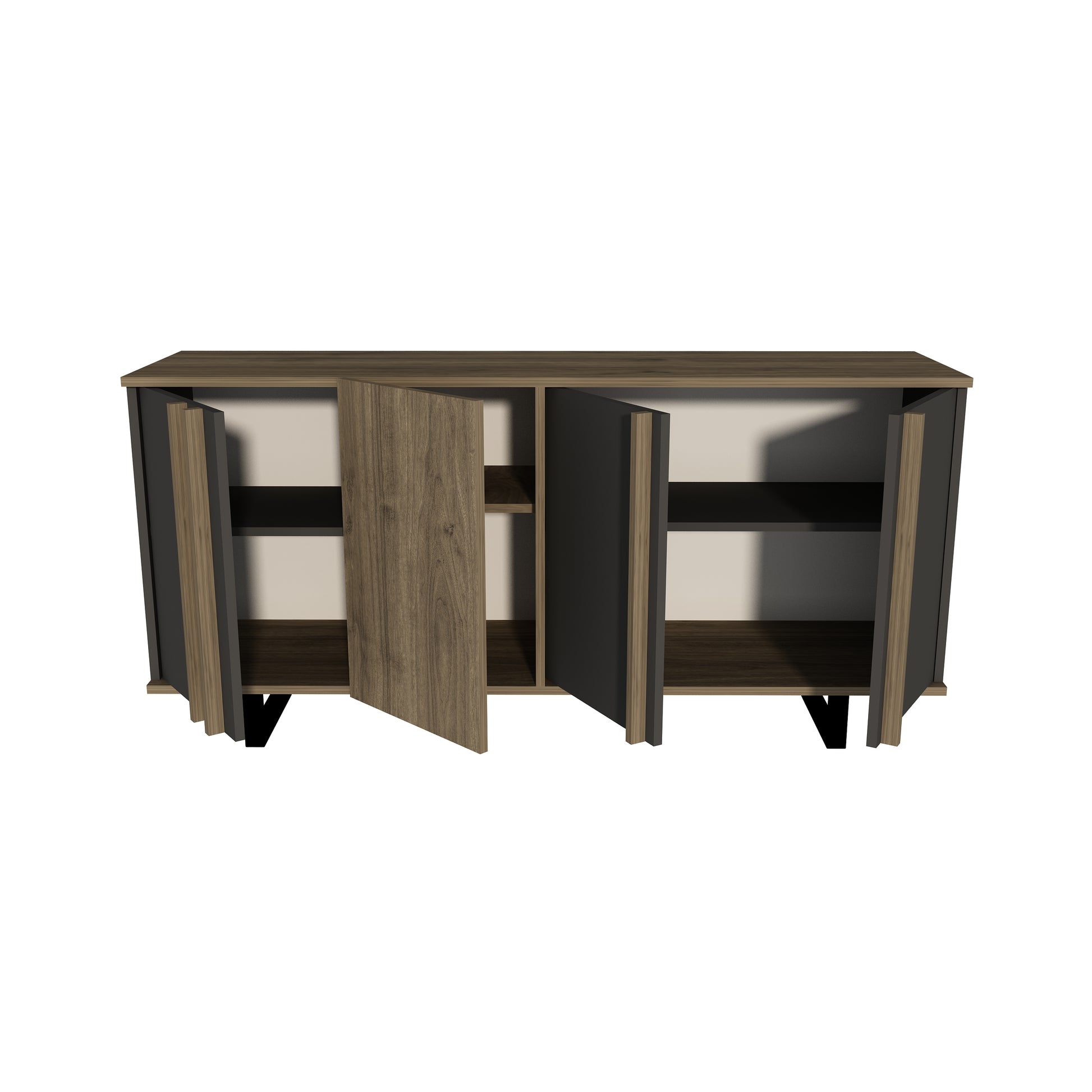 storage cabinet, sideboard, cupboard, credenza, console, closet, cellarette, buffet