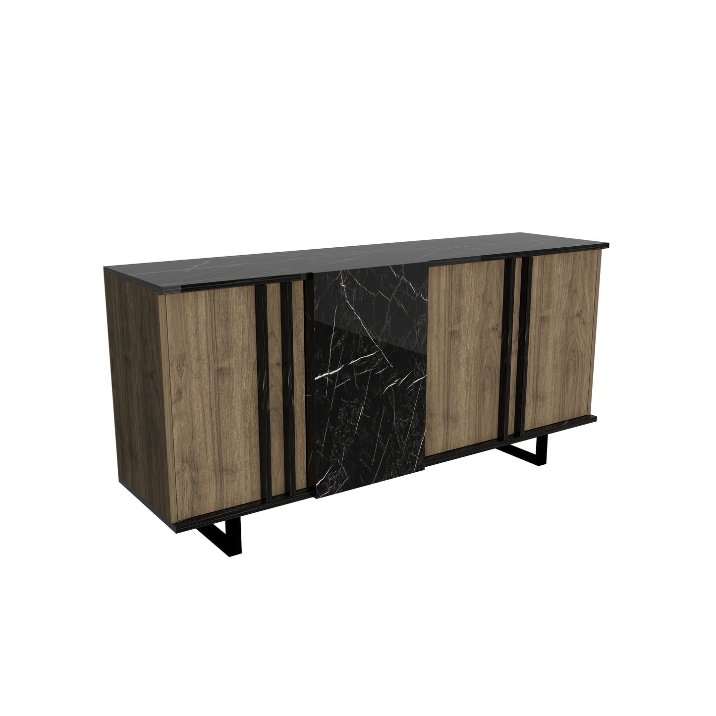 storage cabinet, sideboard, cupboard, credenza, console, closet, cellarette, buffet