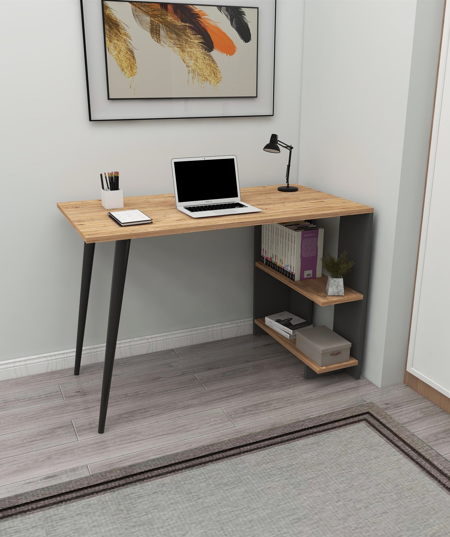 desks, computer desk, study desk, desk with hutch, writing desk, PC desk, furniture, office furniture