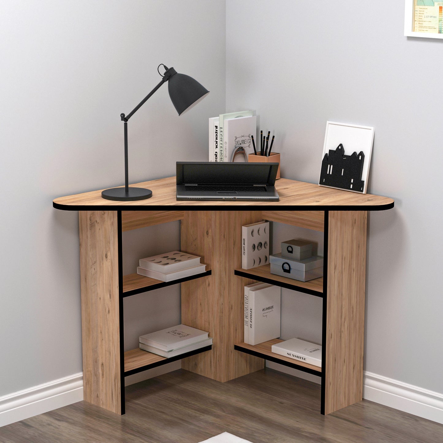 Computer Desk with Shelves Gredos