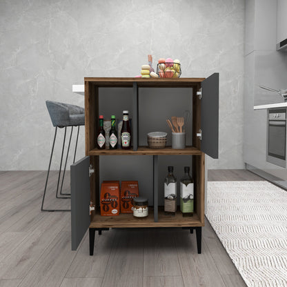 Jeremy Kitchen Cabinet with Shelves