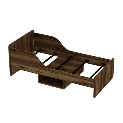 Julie Bedstead Bed Frame with Headboard and Storage Shelf