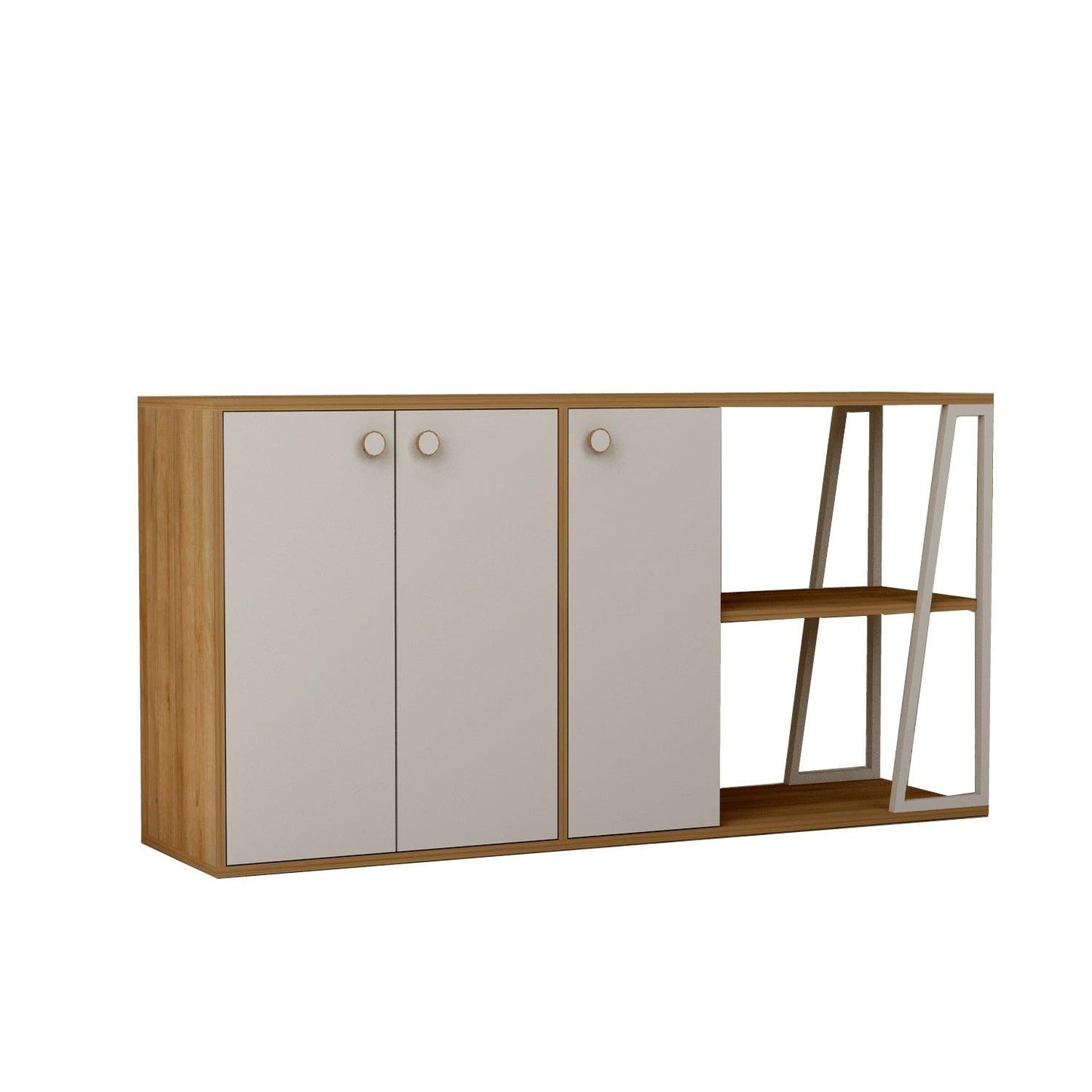 Avena Sideboard with Cabinets and Shelves - Destina Home