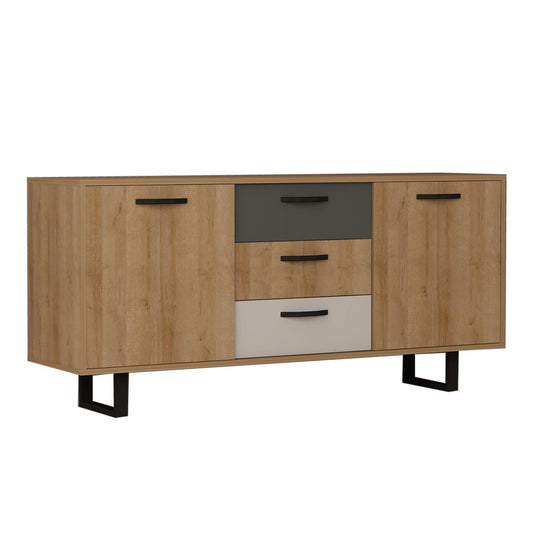 Agustine Sideboard with Cabinets and Drawers - Destina Home