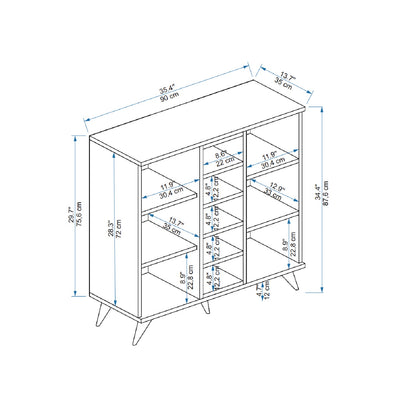 Leander Bathroom Cabinet with Shelves
