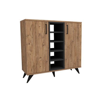 Leander Shoe Storage Shelf with Cabinet