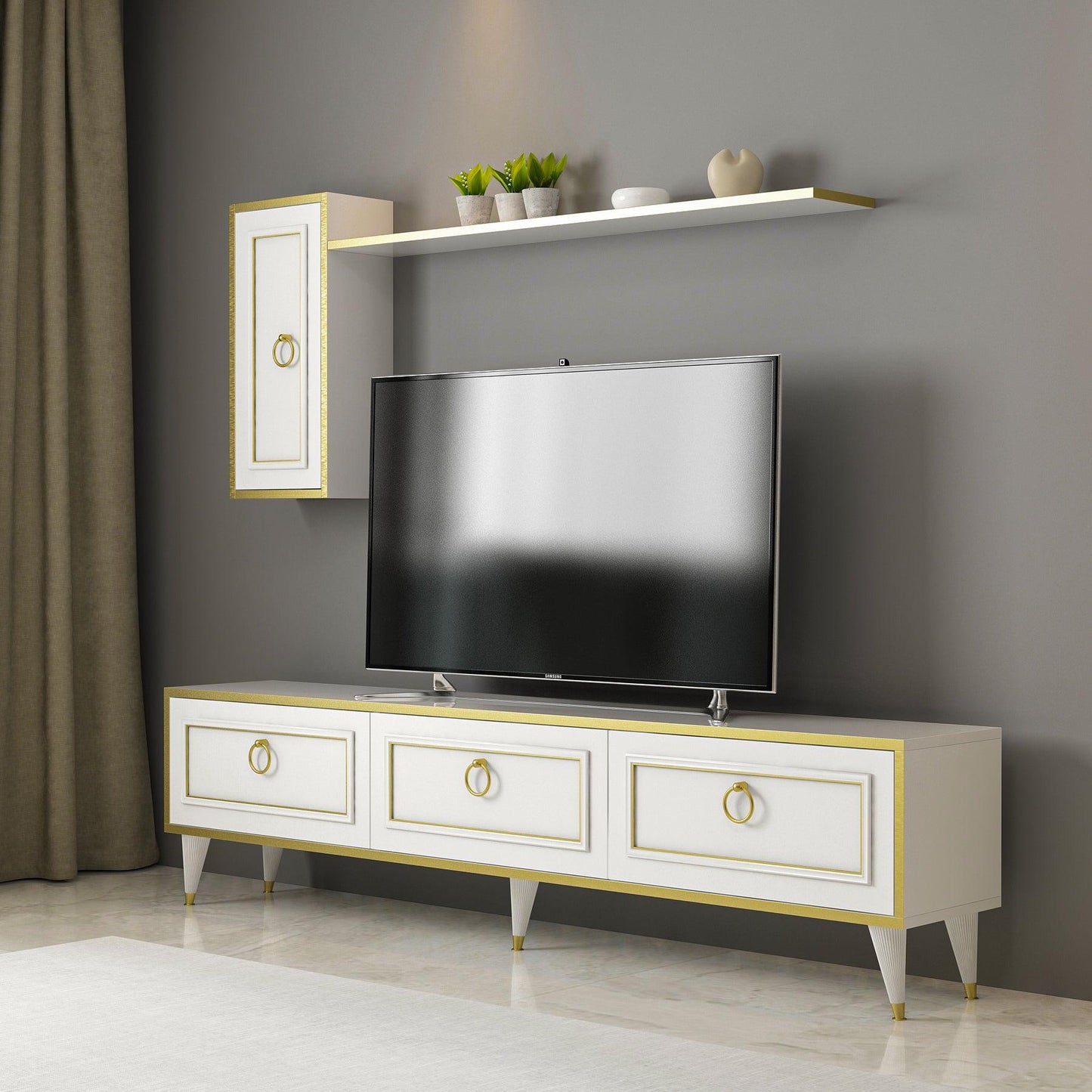 Antonia TV Stand and Entertainment Center - Destina Home