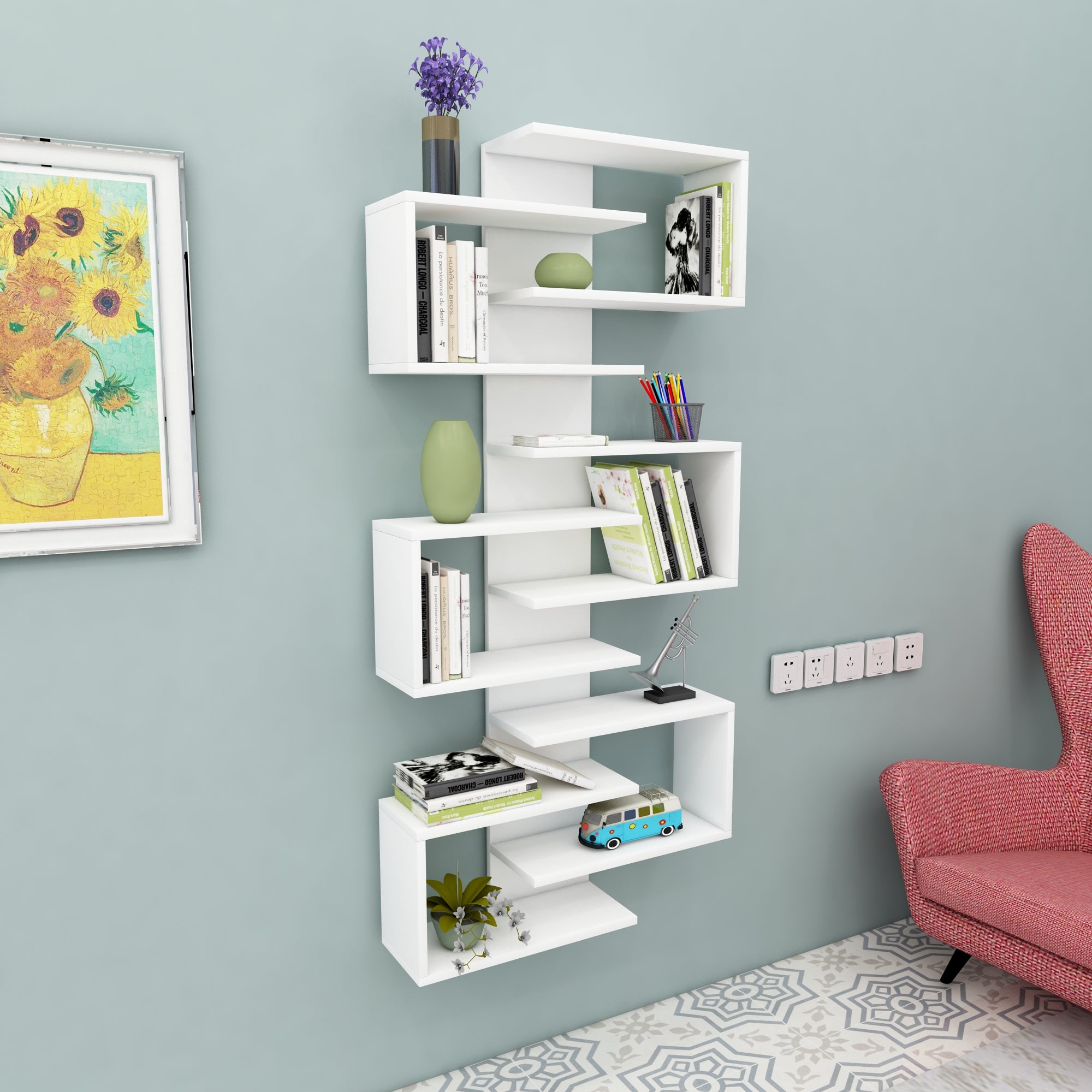 Furniture in deals the raw bookcases