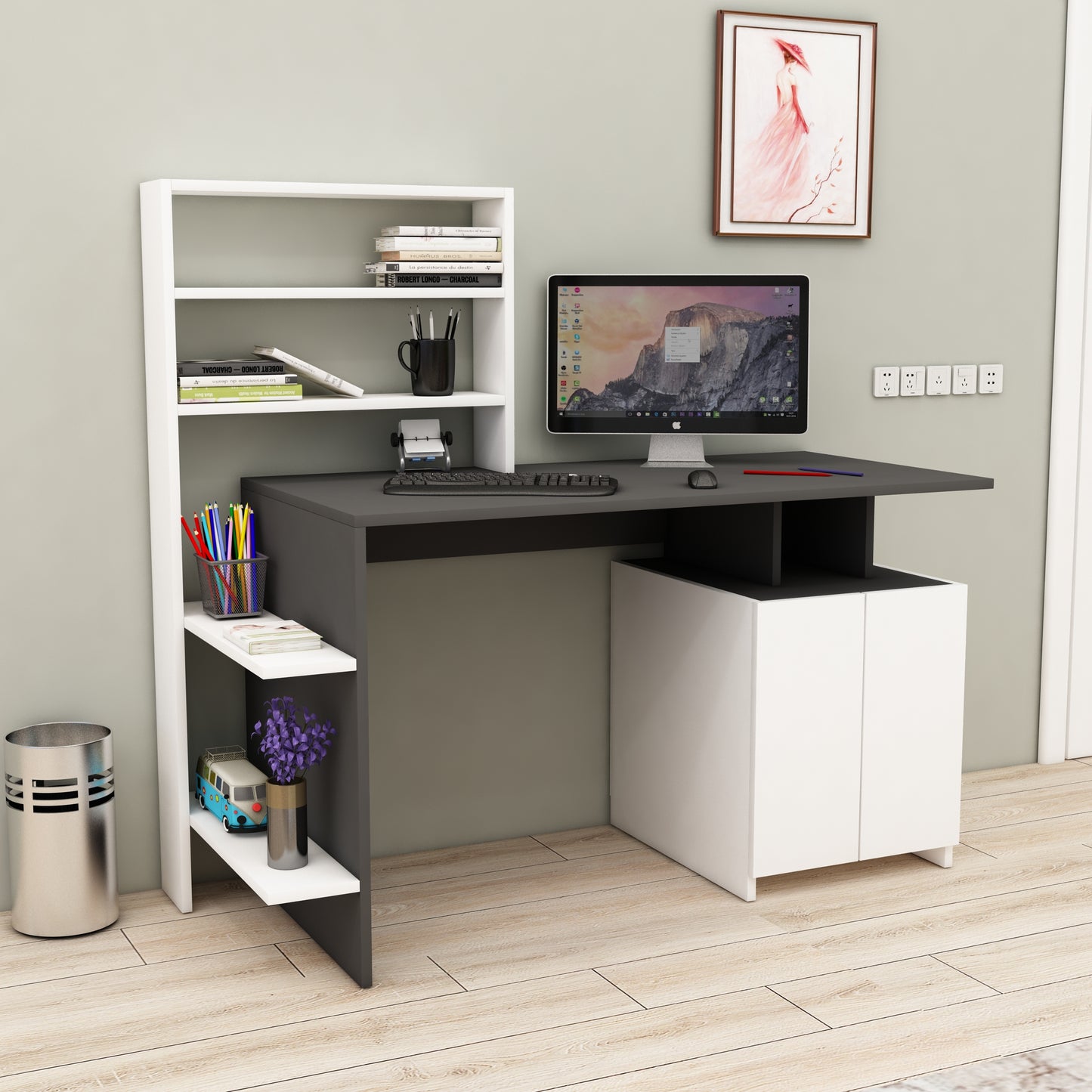 writing desk, study desk, PC desk, computer desk, study board