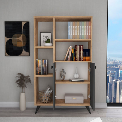 Bookcase with Cabinets and Shelves Melantha