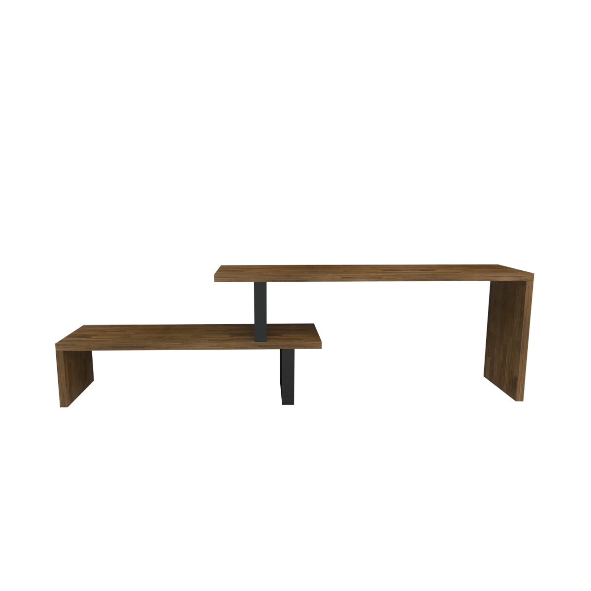 Lucian Solid Pine Wood Metal Handmade TV Stand for TVs up to 50"