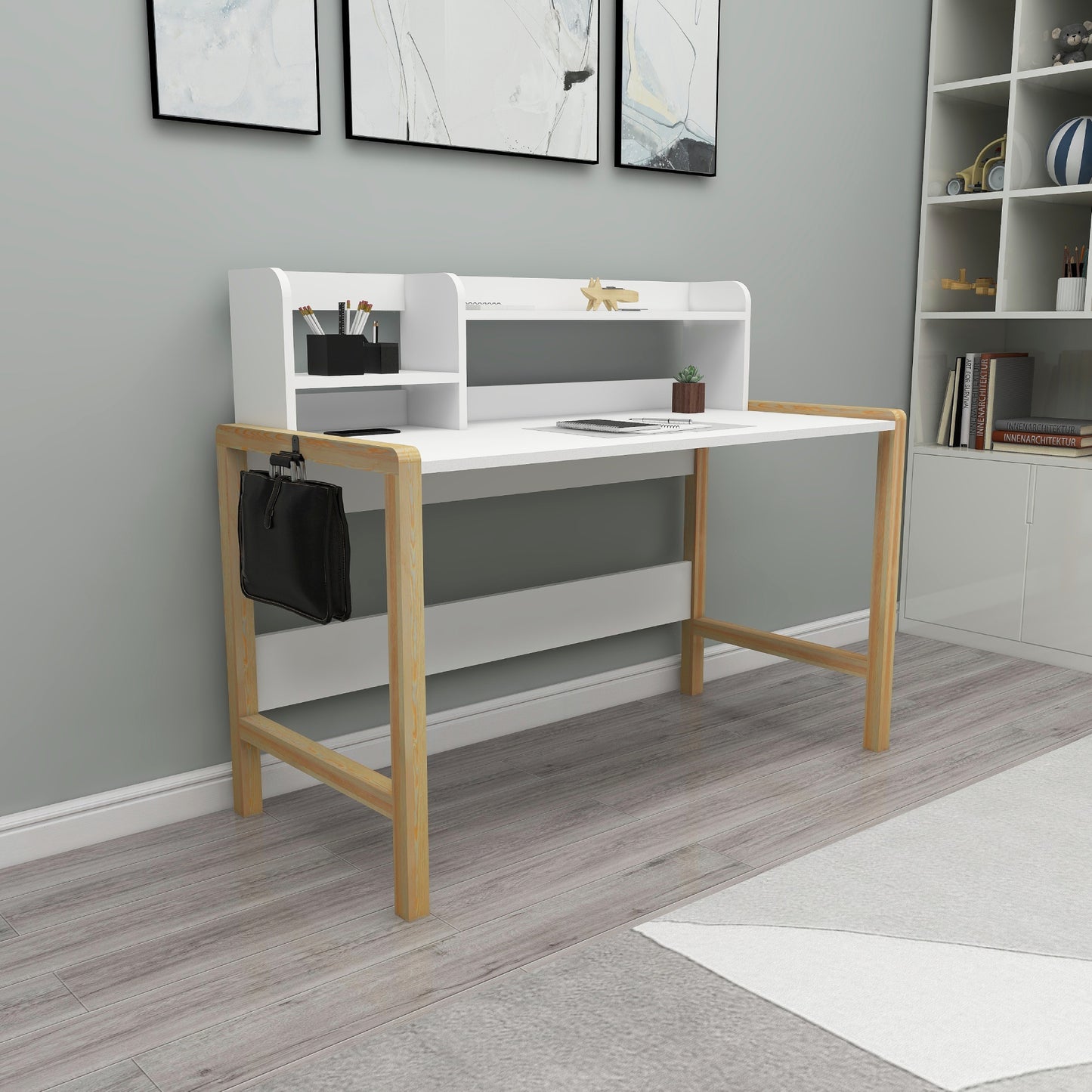 desks, computer desk, study desk, desk with hutch, writing desk, PC desk, furniture, office furniture