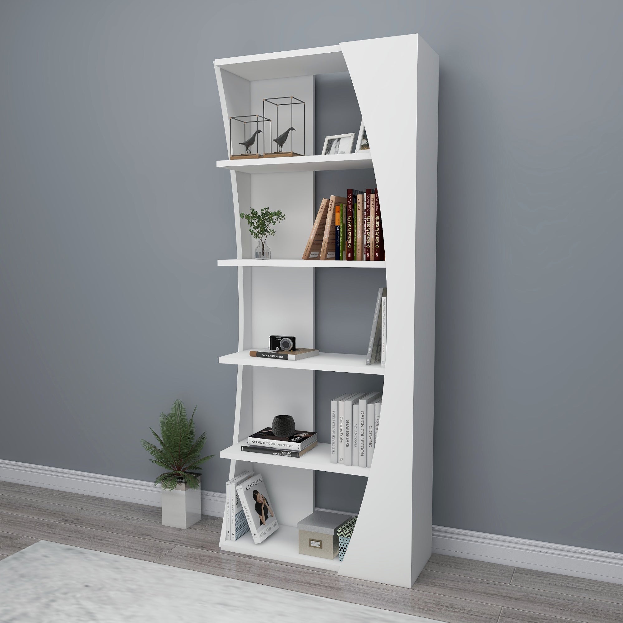 Big deals white bookcase