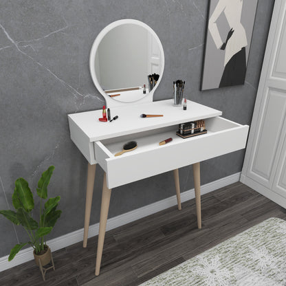 Makeup Vanity Table with Mirror Novae