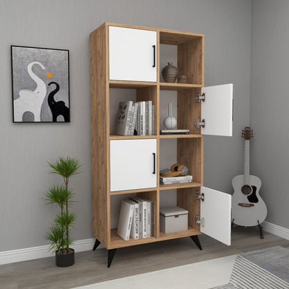 Nyx Bookcase with Cabinets and Shelves