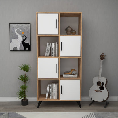 Nyx Bookcase with Cabinets and Shelves