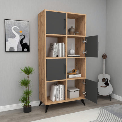 Nyx Bookcase with Cabinets and Shelves