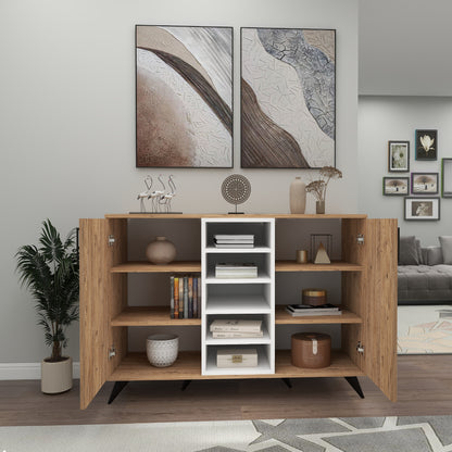Octavia Sideboard with Cabinets and Shelves