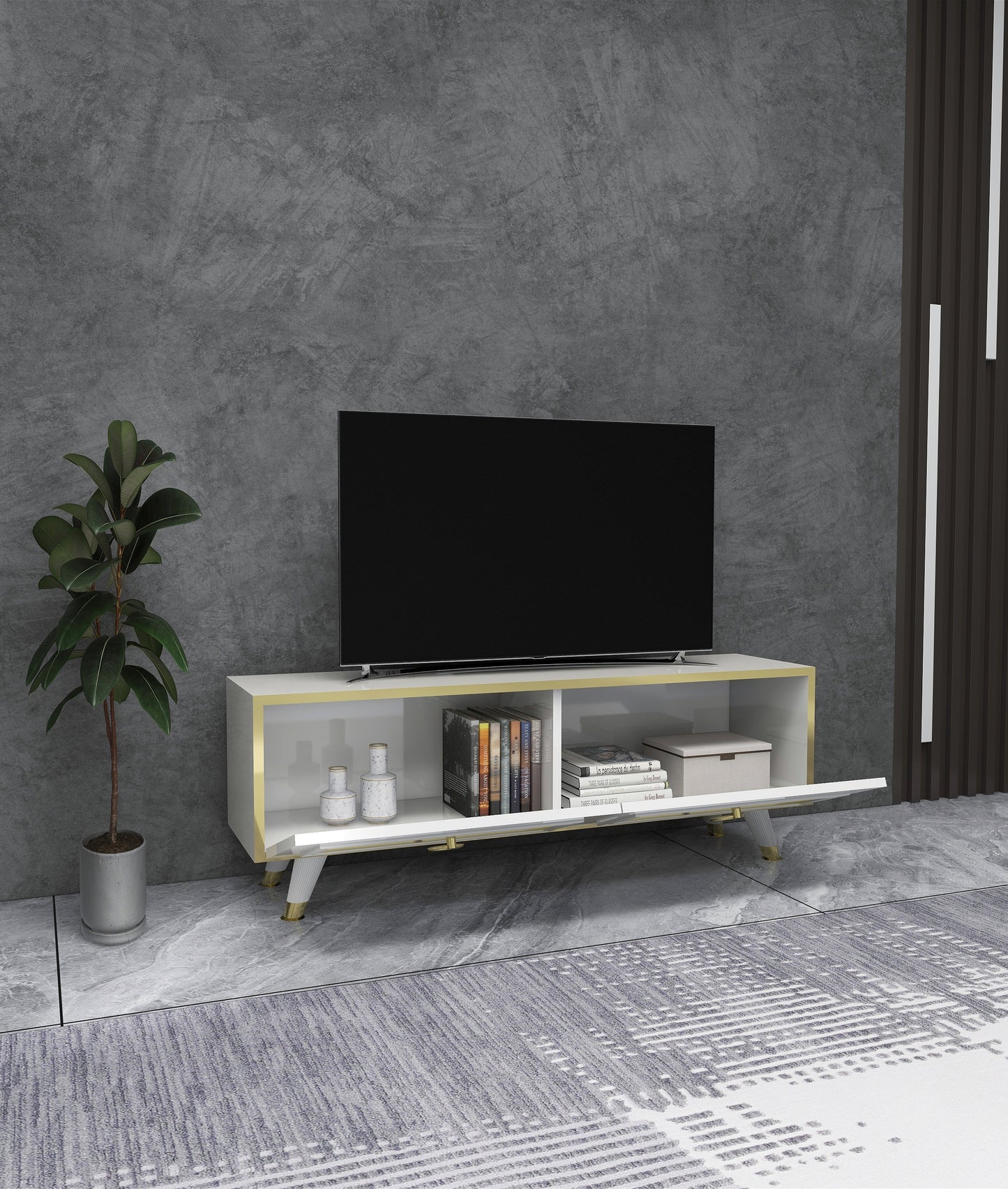 TV Stand, Media Console, TV cabinet, Wooden TV Stand, Media Stand, TV Lowboard, Entertainment Center, Wood TV Unit, TV Board, TV Table, Media Center, Living Room, Furniture