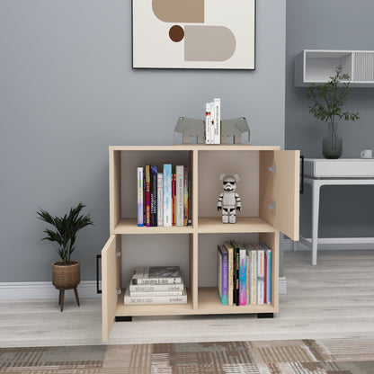 Vasilis Bookcase with Cabinets and Shelves