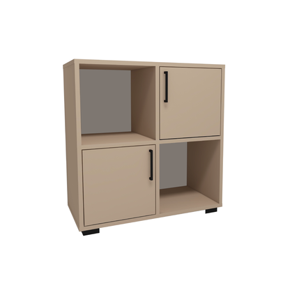 Vasilis Bookcase with Cabinets and Shelves