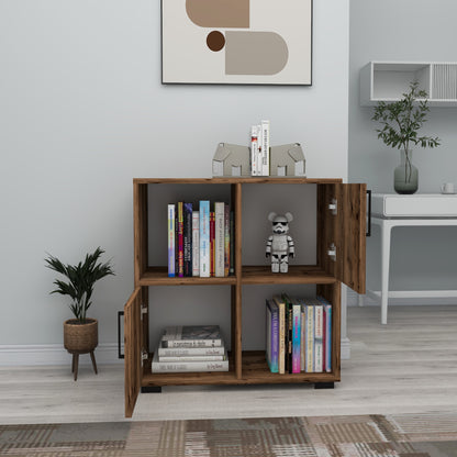 Vasilis Bookcase with Cabinets and Shelves