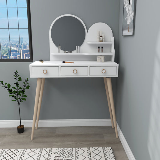 Makeup Vanity Table with Mirror Vetone