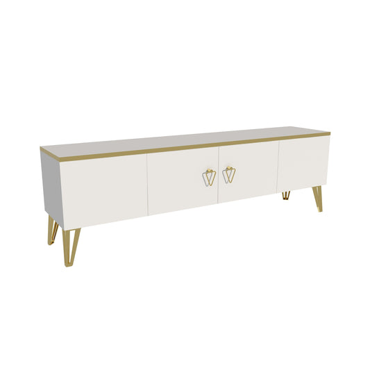 Apine TV Stand with Cabinets - Destina Home