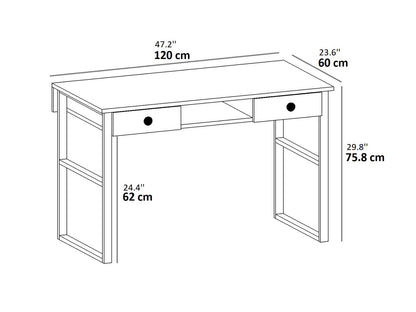 Valley Computer Desk with Drawers