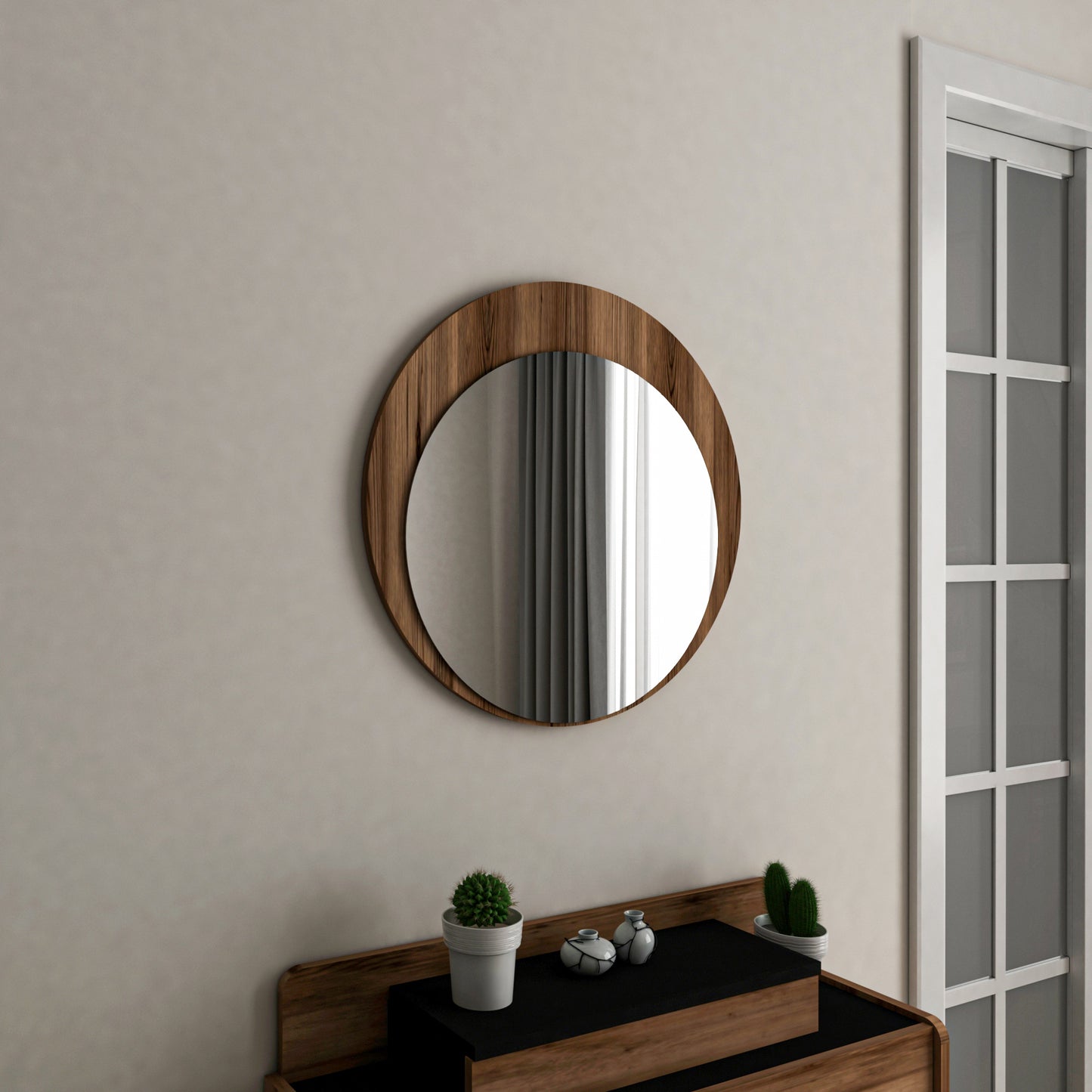 mirror, framed mirror, dresuar mirror