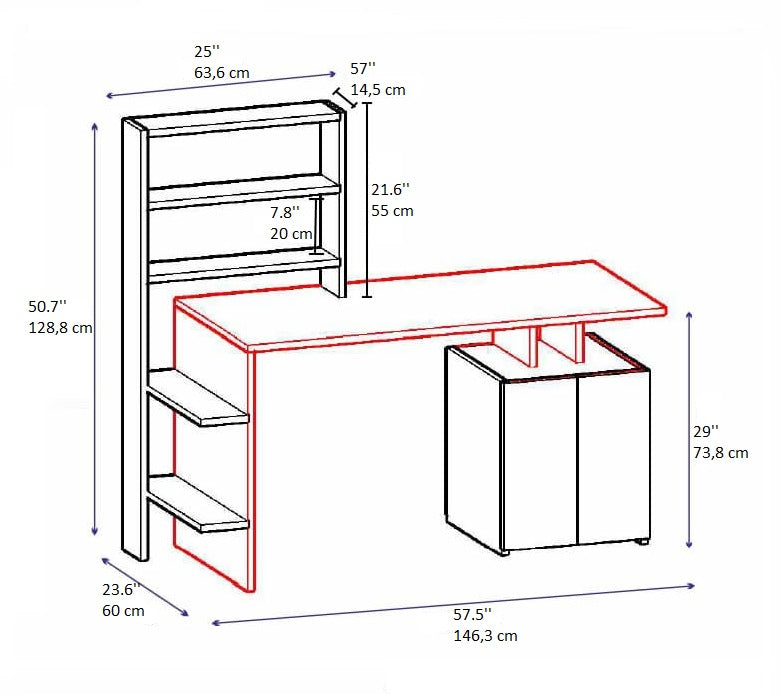 writing desk, study desk, PC desk, computer desk, study board