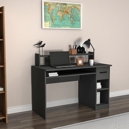 Computer Desk with Drawer and Shelves Milanos